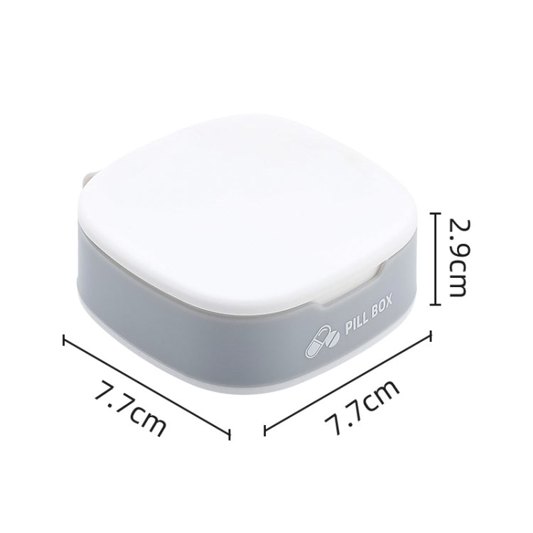 3 PCS Portable Flip Pill Box Sealed Environmental Protection Pill Box Mini Pill Box