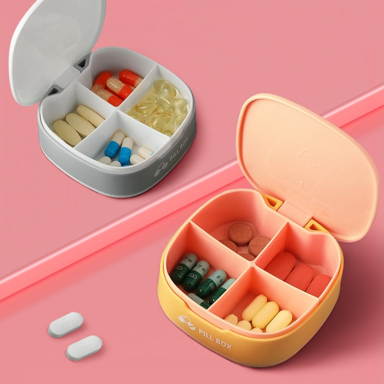 3 PCS Portable Flip Pill Box Sealed Environmental Protection Pill Box Mini Pill Box