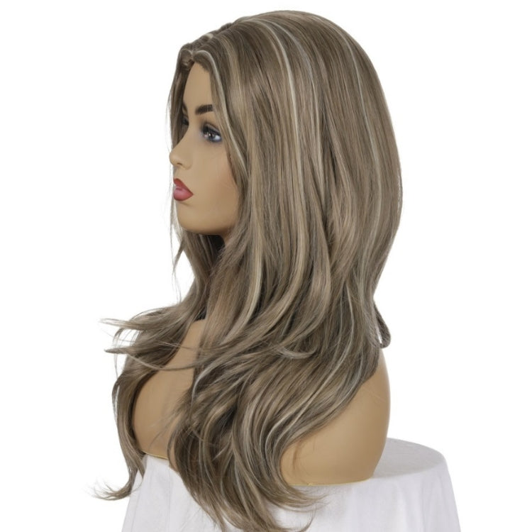 Women Split Wigs Long Curly Hair Synthetic Headgear