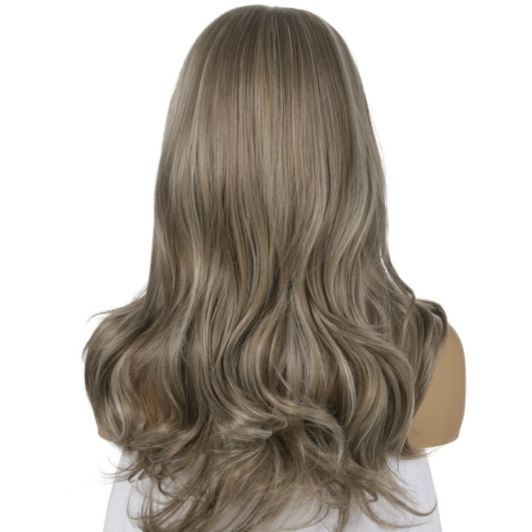 Women Split Wigs Long Curly Hair Synthetic Headgear