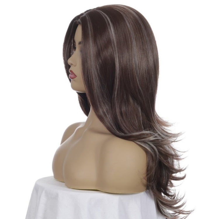 Women Split Wigs Long Curly Hair Synthetic Headgear