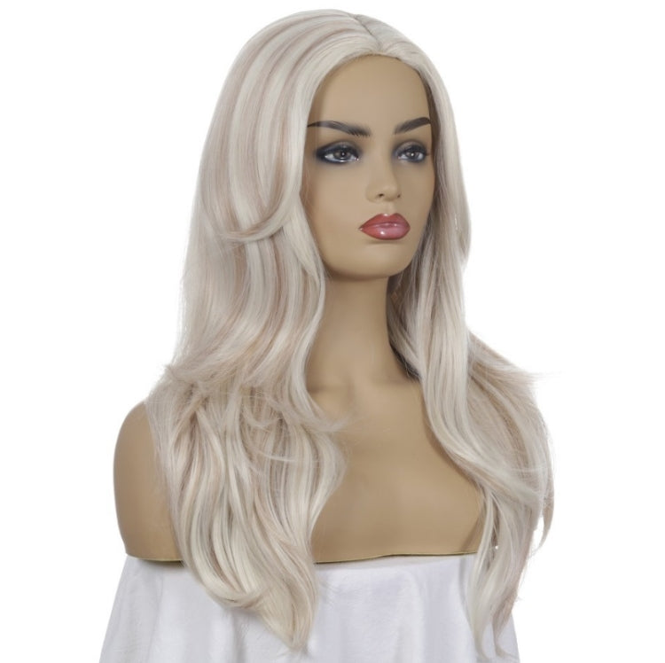 Women Split Wigs Long Curly Hair Synthetic Headgear