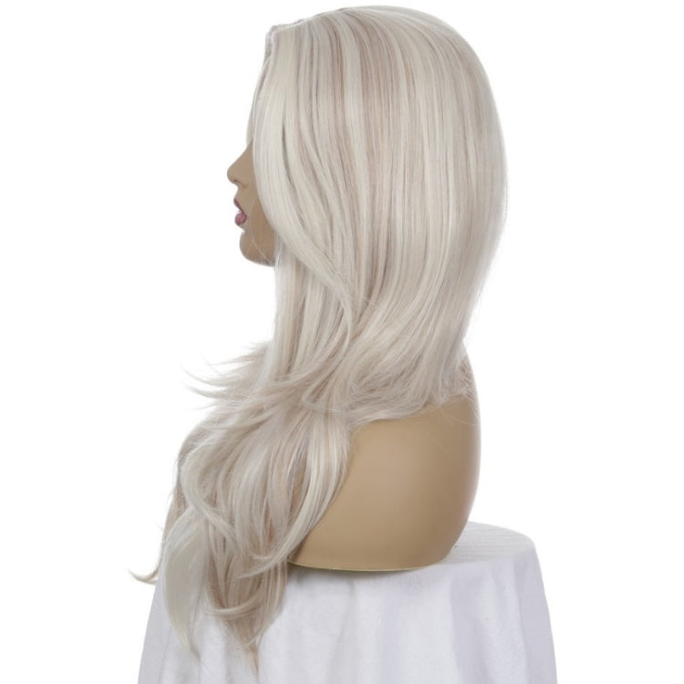 Women Split Wigs Long Curly Hair Synthetic Headgear