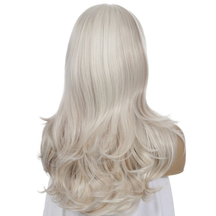 Women Split Wigs Long Curly Hair Synthetic Headgear