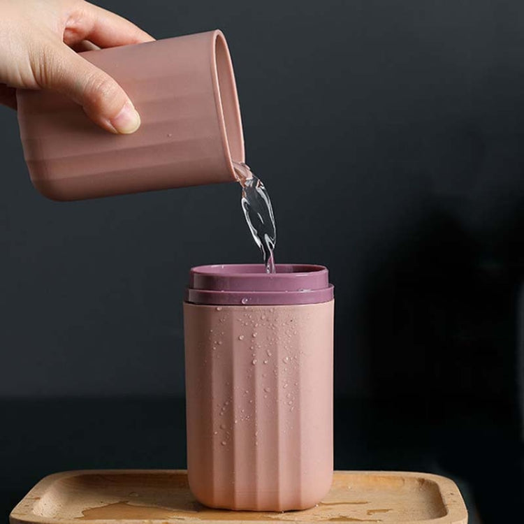 8 PCS Simple Home Travel Mouthwash Cup Toothpaste Storage Box Dental Kit