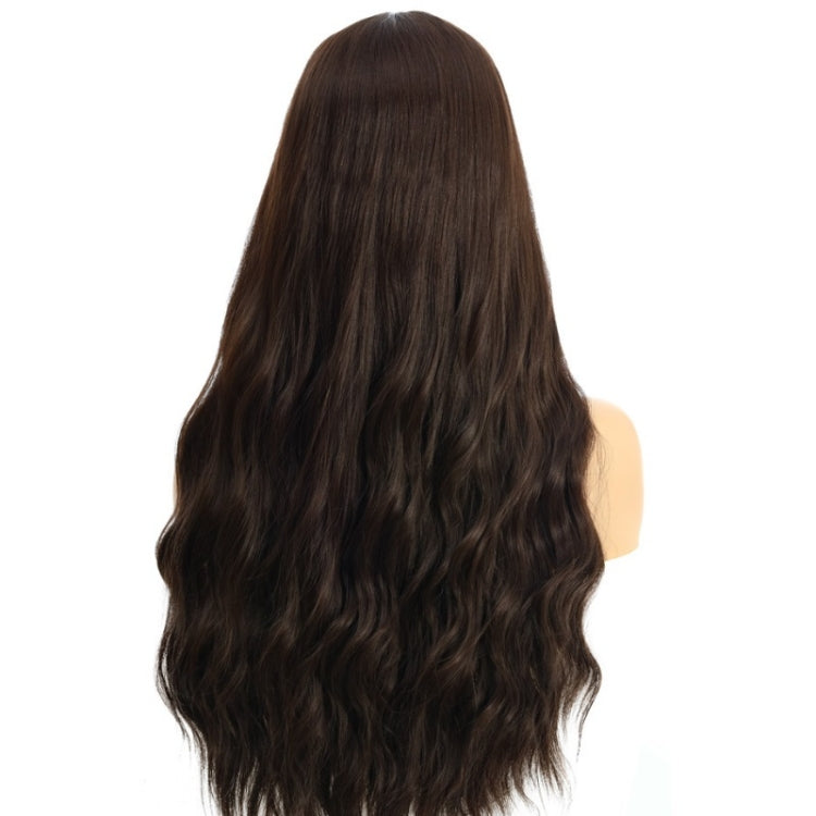 Ladies Wavy Curly Hair Wig Gradient Long Curly Hair Wig