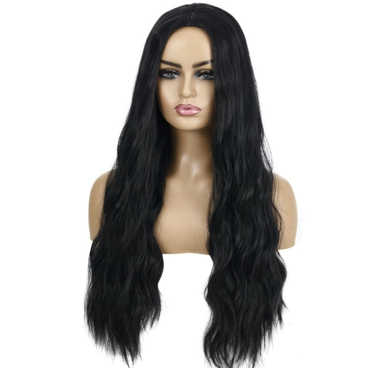 Ladies Wavy Curly Hair Wig Gradient Long Curly Hair Wig