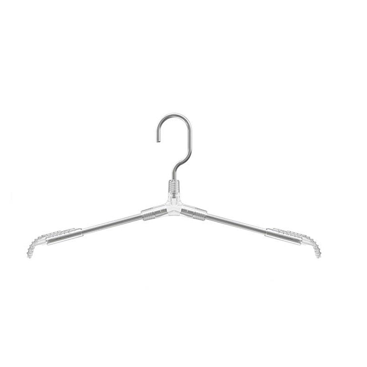 2 PCS Aluminum Alloy Hanger Household Pants Rack Seamless Non-Slip Clothing Support, Style: Seamless Hanger