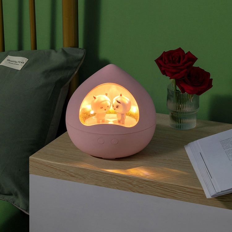 LLD-D301 Revolving Music Light Romantic Atmosphere Night Light Bedside Dream Decompression Lamp