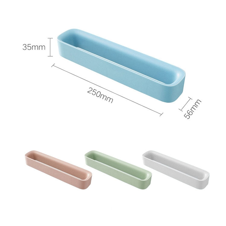 4 PCS Seamless Paste Storage Rack Wall Paste Shoe Rack Bathroom Wall-Mounted Slippers Shelf Household Color Random Delivery
