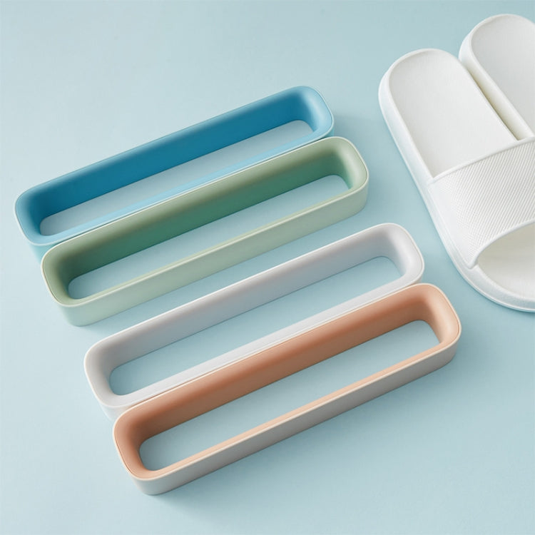4 PCS Seamless Paste Storage Rack Wall Paste Shoe Rack Bathroom Wall-Mounted Slippers Shelf Household Color Random Delivery
