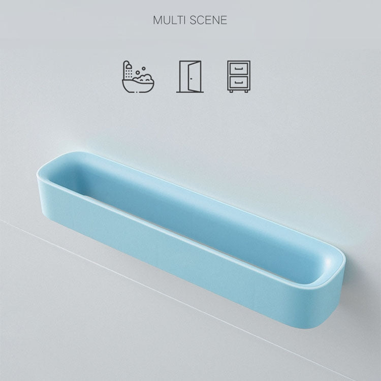 4 PCS Seamless Paste Storage Rack Wall Paste Shoe Rack Bathroom Wall-Mounted Slippers Shelf Household Color Random Delivery
