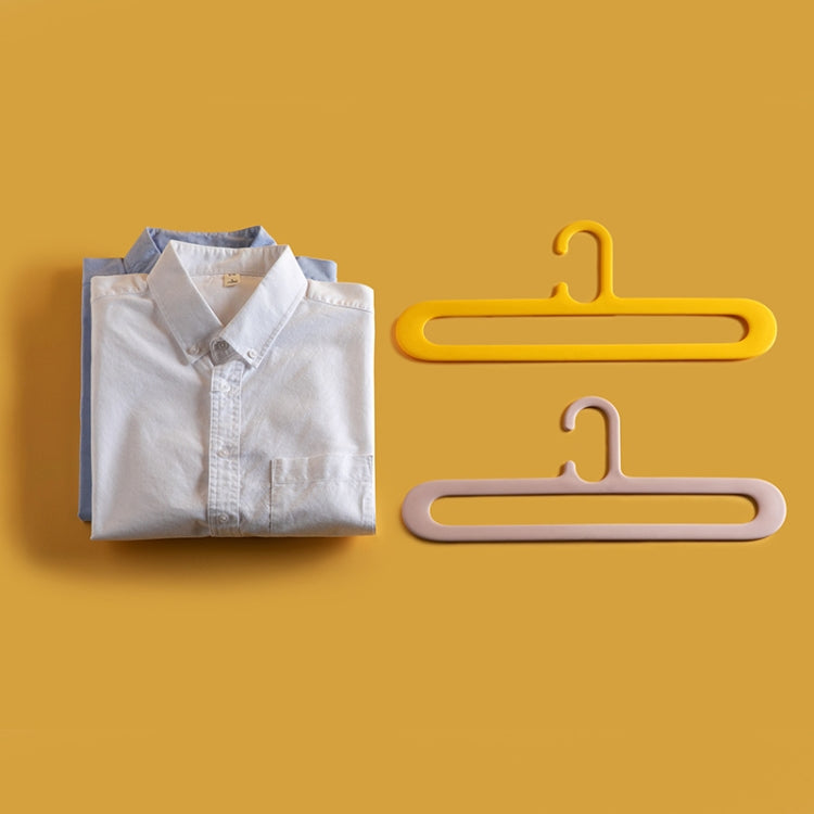 10 PCS Hanger Plastic Fit Non-Slip Clothes Rack Simple And Flexible Storage Hanger Hook