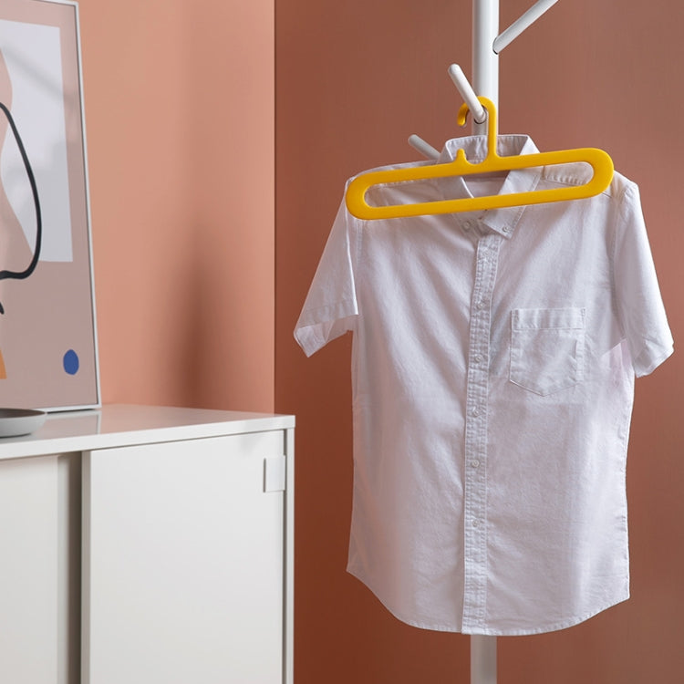 10 PCS Hanger Plastic Fit Non-Slip Clothes Rack Simple And Flexible Storage Hanger Hook