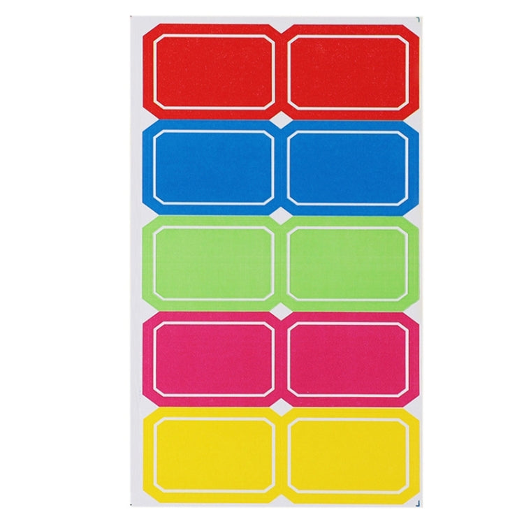 2 PCS Color Sticker Price Tag Name Stickers Notes