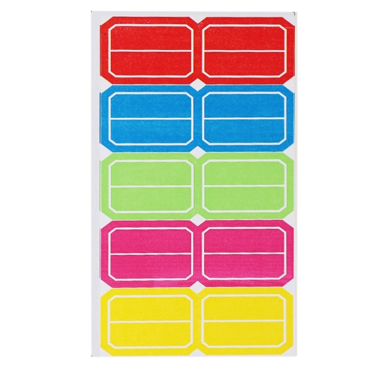 2 PCS Color Sticker Price Tag Name Stickers Notes