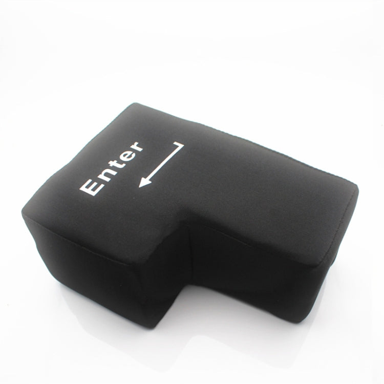 Large Enter Decompression Button Nap Pillow(Black)