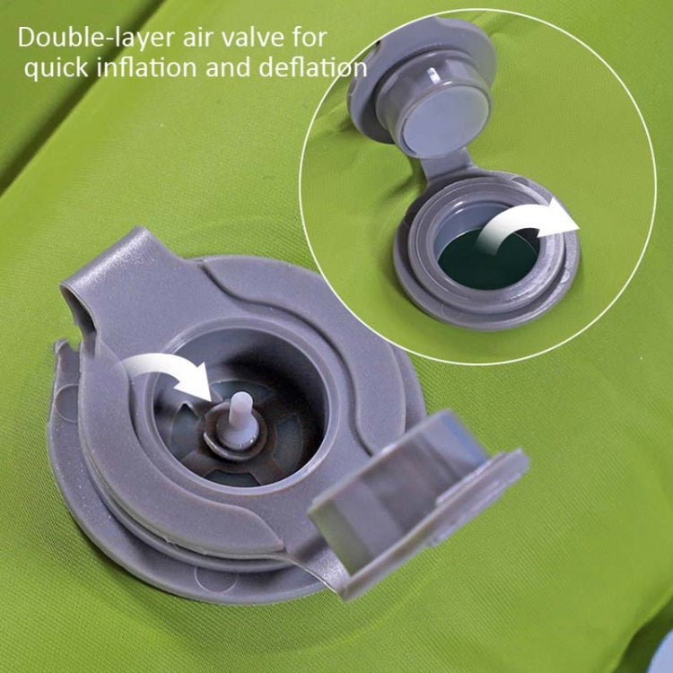 Outdoor Camping Foot Type Automatic Portable Inflatable Bed Beach Mat Picnic Mat Folding TPU Air Cushion
