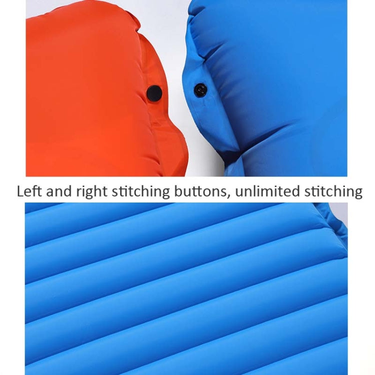 Outdoor Camping Foot Type Automatic Portable Inflatable Bed Beach Mat Picnic Mat Folding TPU Air Cushion