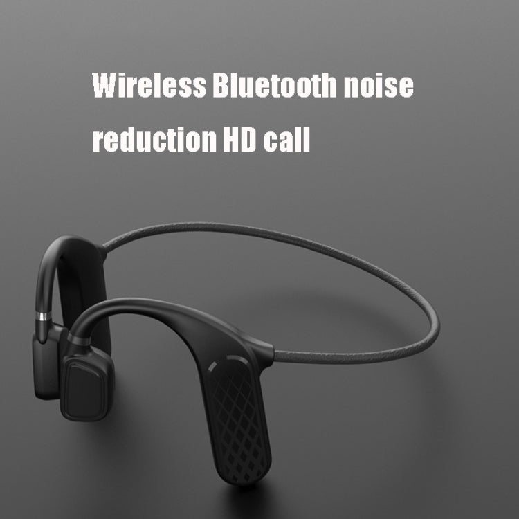 MD04 Bone Conduction Bluetooth Wireless Sports Waterproof Earphone(Black)