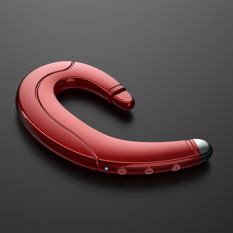 F88 Bluetooth Sports Wireless Earphones, Colour: Single Ear Red (High Version)