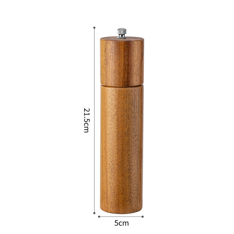 Wooden Pepper Grinder Household Sea Salt Manual Seasoning Bottle Kitchen Tool, Specification: 8 inch