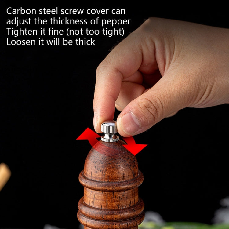 Wooden Lighthouse Shape Pepper Grinder Household Manual Sea Salt Grinding Tool, Specification: 8 inch