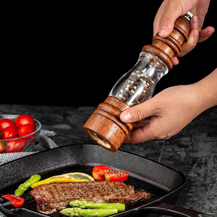 Wooden Lighthouse Shape Pepper Grinder Household Manual Sea Salt Grinding Tool, Specification: 8 inch
