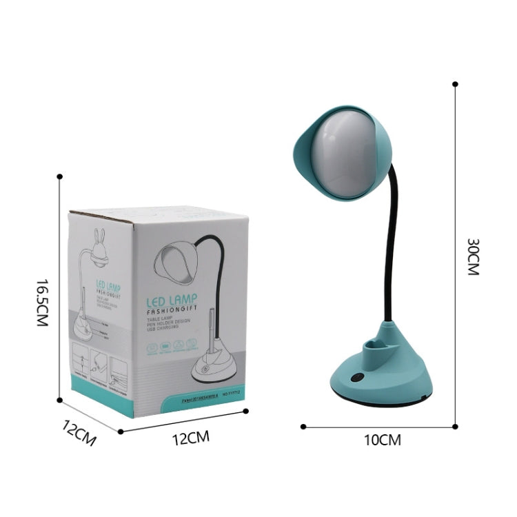 FY7712 USB Reading Desk Lamp Dormitory Bedside Energy-Saving Night Light with Pen Holder