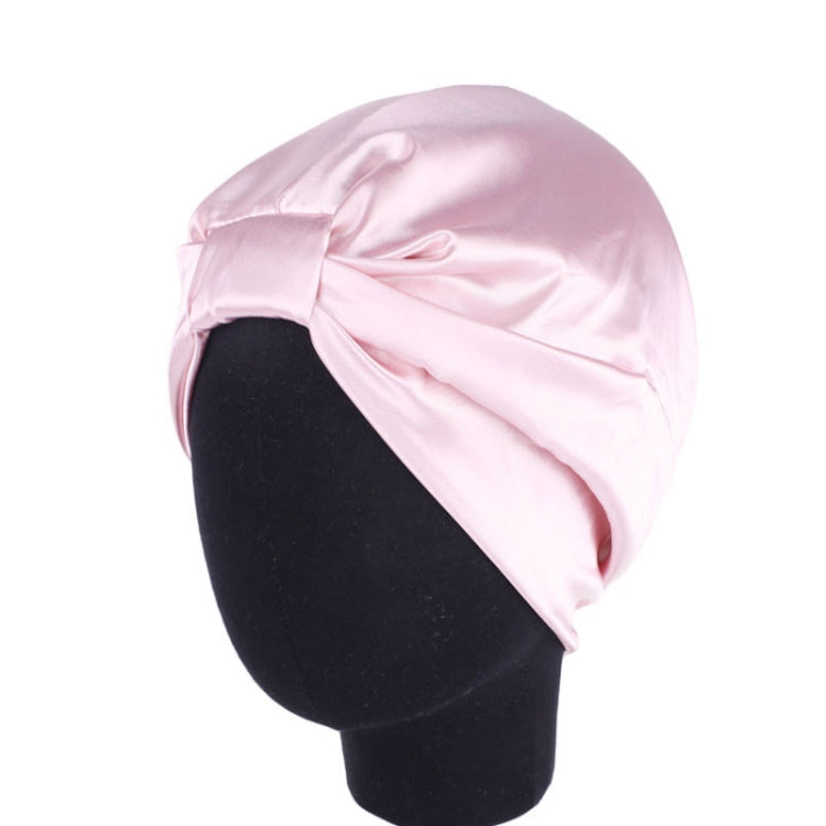 3 PCS TJM-433 Double Layer Elastic Headscarf Hat Silk Night Cap Hair Care Cap Chemotherapy Hat, Size:  M (56-58cm)