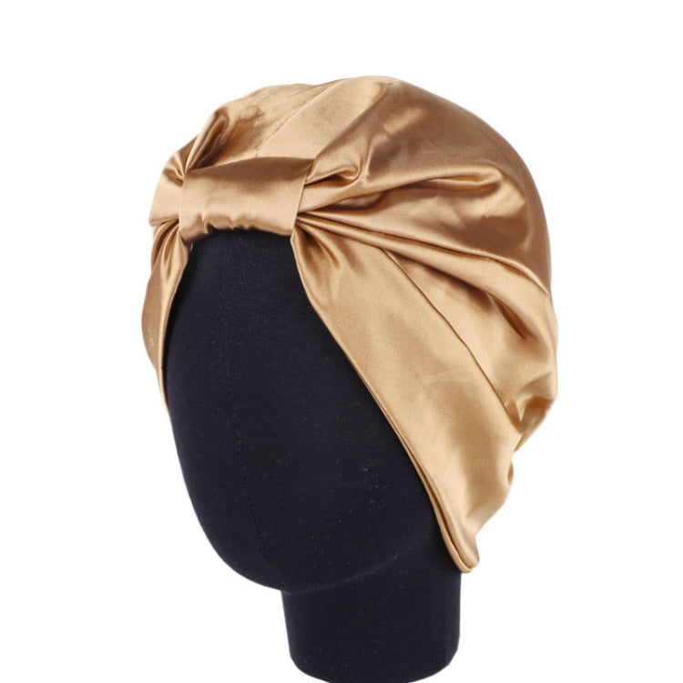 3 PCS TJM-433 Double Layer Elastic Headscarf Hat Silk Night Cap Hair Care Cap Chemotherapy Hat, Size:  M (56-58cm)