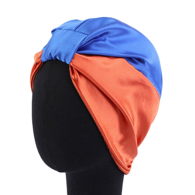3 PCS TJM-433 Double Layer Elastic Headscarf Hat Silk Night Cap Hair Care Cap Chemotherapy Hat, Size:  M (56-58cm)