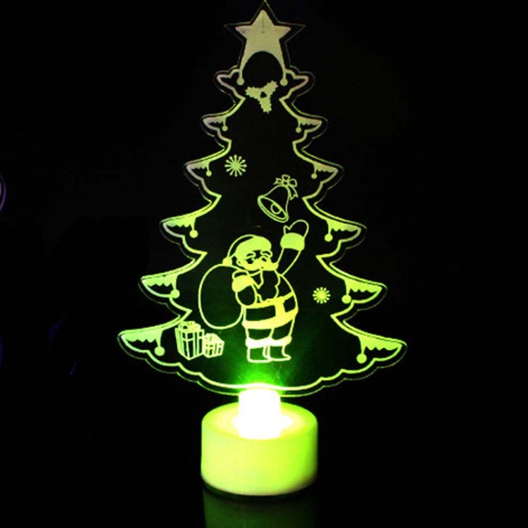 10 PCS Creative Christmas LED Light Colorful Flashing 3D Night Light