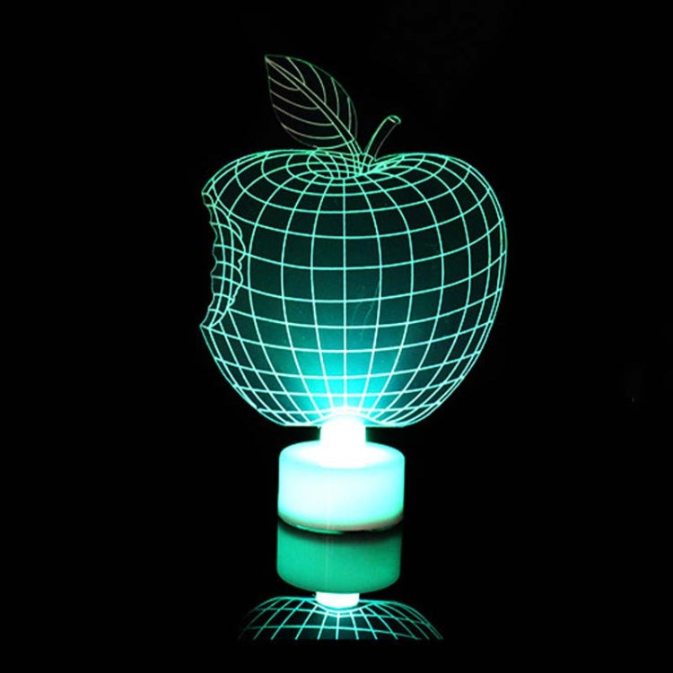10 PCS Creative Christmas LED Light Colorful Flashing 3D Night Light