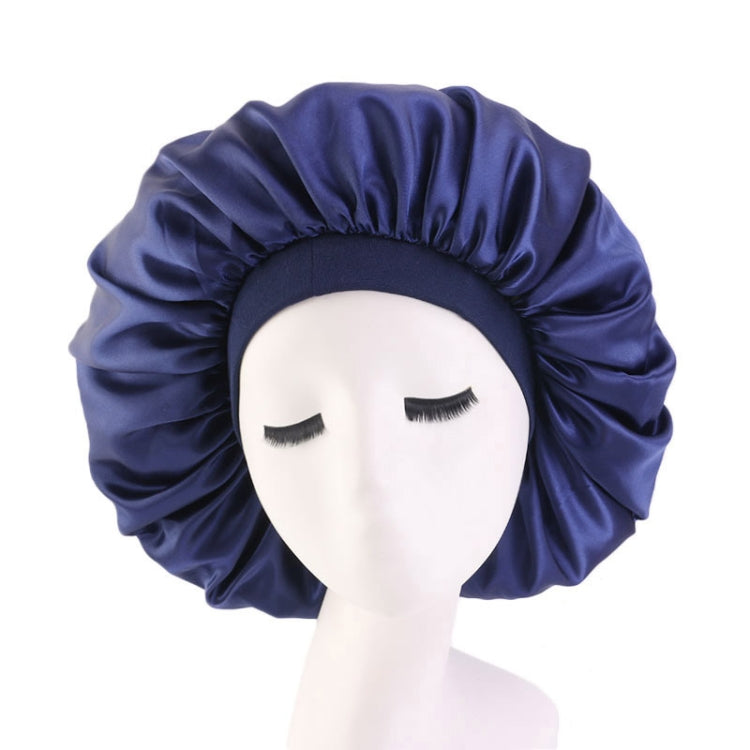 3 PCS TJM-405A Large Satin Round Hat Stretch Wide Brim Night Hat Chemotherapy Hat, Size: One Size