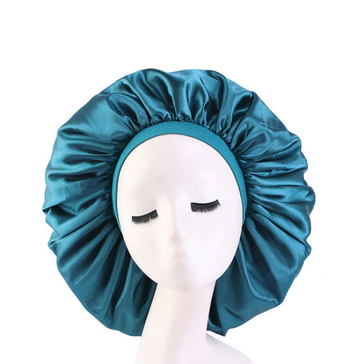 3 PCS TJM-405A Large Satin Round Hat Stretch Wide Brim Night Hat Chemotherapy Hat, Size: One Size