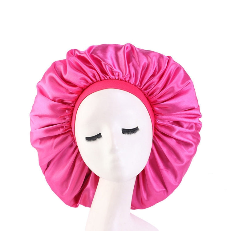 3 PCS TJM-405A Large Satin Round Hat Stretch Wide Brim Night Hat Chemotherapy Hat, Size: One Size