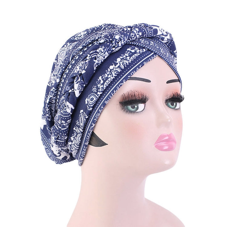 3 PCS TJM-429A Turban Hat Twist Braid Hat Bohemian Toe Cap Night Cap Nursing Cap, Size: One Size