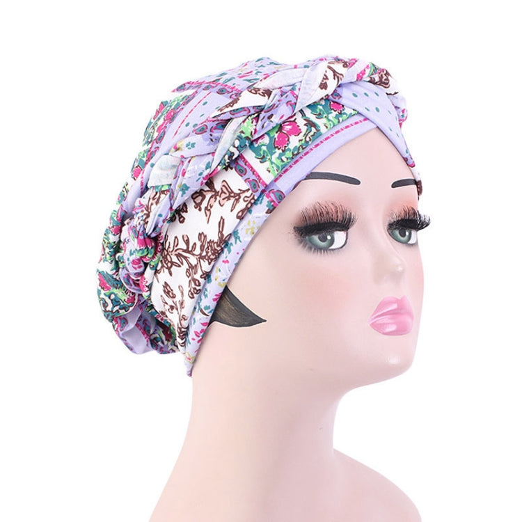 3 PCS TJM-429A Turban Hat Twist Braid Hat Bohemian Toe Cap Night Cap Nursing Cap, Size: One Size