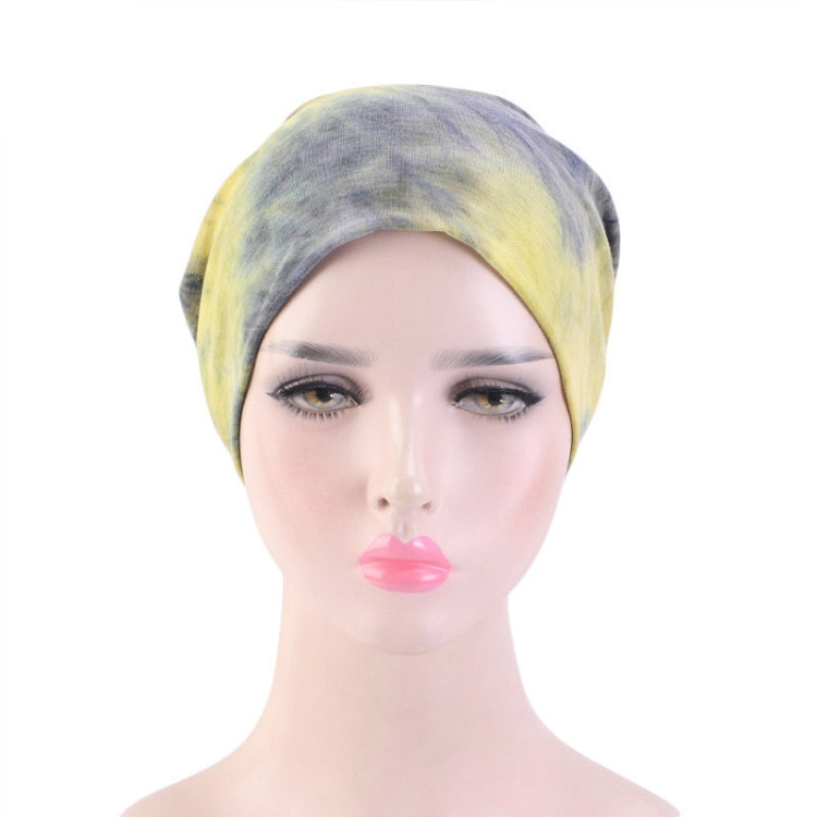 3 PCS TTM-128 Cotton Soft Tie-Dye Pullover Cap Pile Pocket Cap Ladies Confinement Cap Ear Protection Cap, Size: One Size