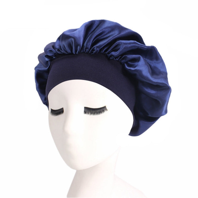 2 PCS TJM-301 Night Cap With Wide Brim And Elasticity Headband Ladies Chemotherapy Cap Hair Care Hat, Size: M 56-58cm