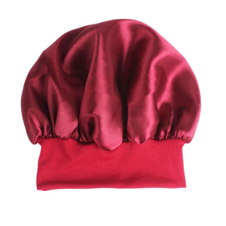 2 PCS TJM-301 Night Cap With Wide Brim And Elasticity Headband Ladies Chemotherapy Cap Hair Care Hat, Size: M 56-58cm