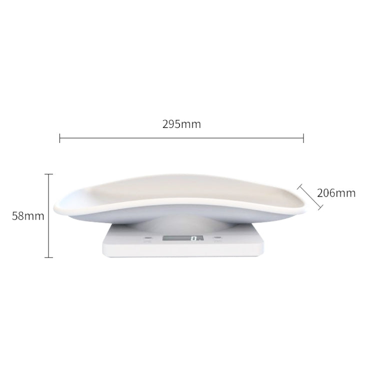 Mini Pet Scale Baking Kitchen Electronic Scale, Specification: 10kg/1g(White)