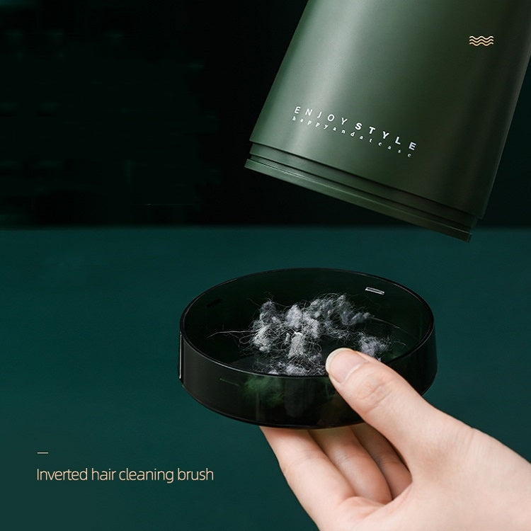 Household Electrostatic Hair Removal Brush Portable Inverted Hair Brush Double-Sided Hair Sticking Device(Red Wine)