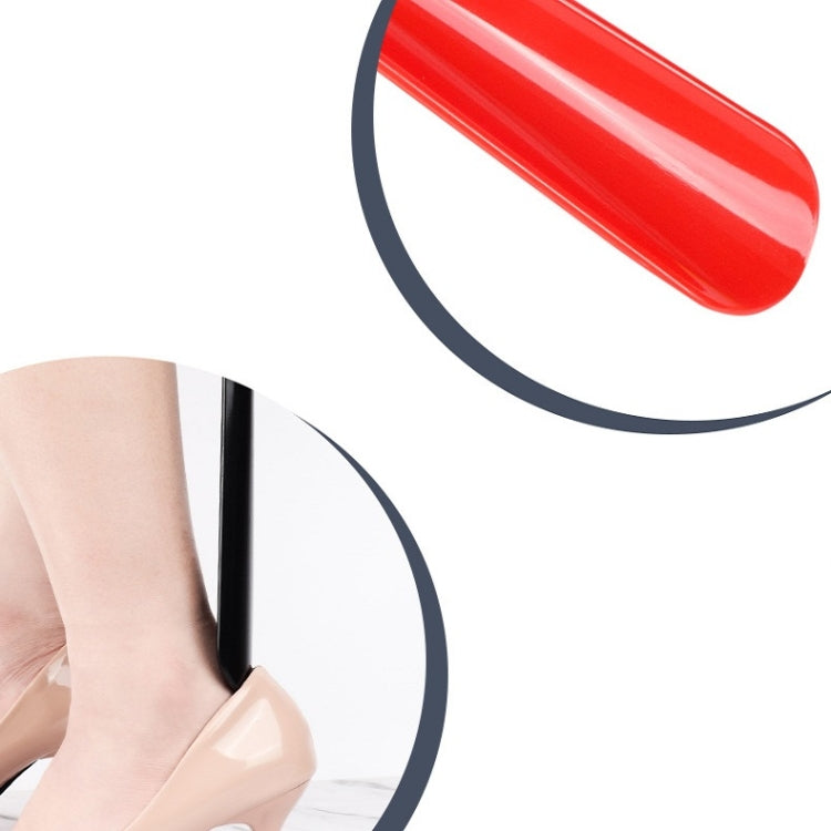 3 PCS Long Colorful Plastic Shoehorns Don'T Bend Down To Wear Shoes Shoehorns