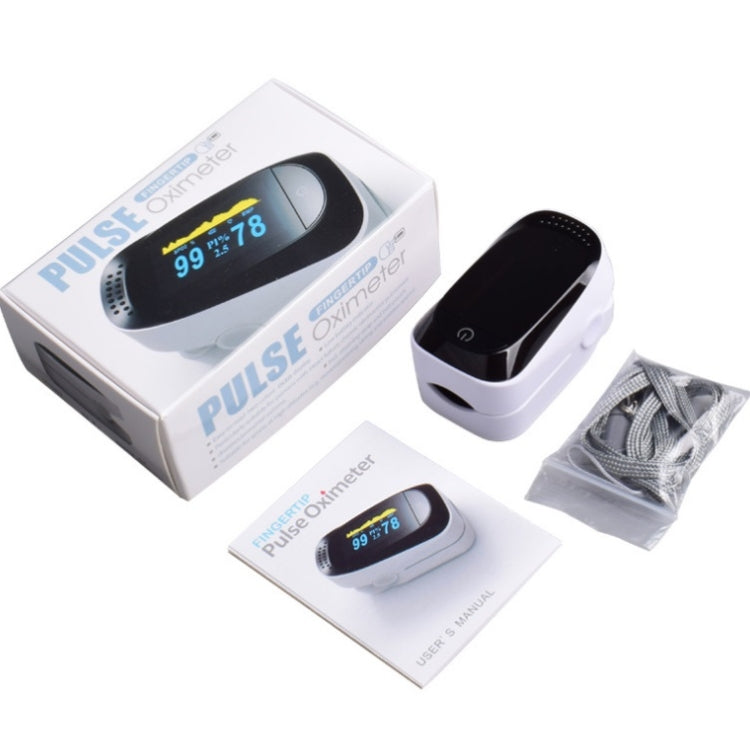 2 PCS Finger Clip Oximeter Finger Pulse/Blood Oxygen Saturation/PI Heart Rate/Sleep Monitoring Monitor(Black)