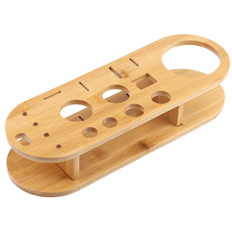 18 in 1 Stainless Steel Cocktail Shaker Set, Oval Bamboo Base, Bar Tool Set, Specification: 750ml