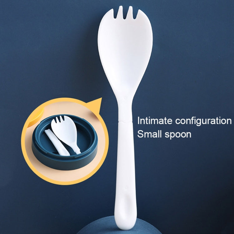 400ml 304 Stainless Steel Thermal Insulation Soup Cup PortableSealed Thermal Insulation Breakfast Cup(Blue)