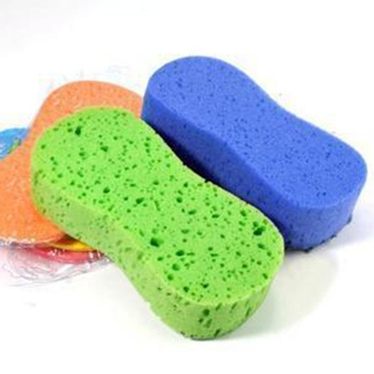 10 PCS Honeycomb Car Wash Sponge Large Vacuum Compression Sponge Car Beauty Waxing Tool(Random Colour Delivery)