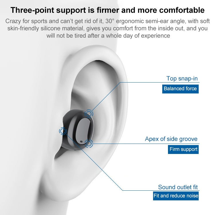TW16 TWS Wireless Sports Waterproof Bluetooth Earphone